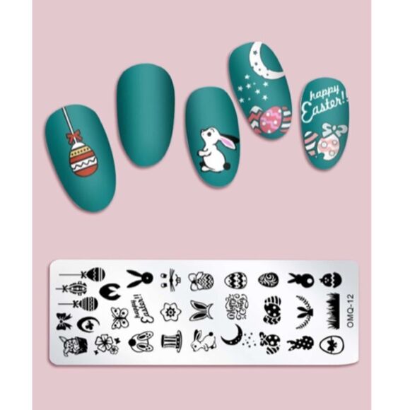 Easter Nail Art Template Plate - Picture 1 of 6